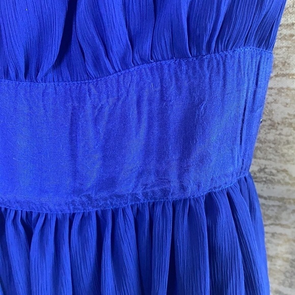 Divided by H&M Royal blue sleeveless pleated mini dress size 8 - Picture 11 of 15